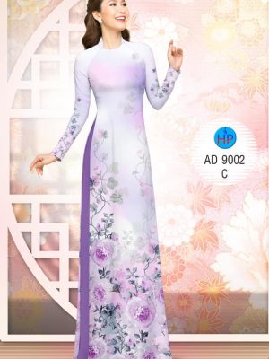 Vải áo dài hoa in 3D kiểu mới AD 9002 24 1575961417 82 Vai ao dai hoa in 3D kieu moi AD 9002