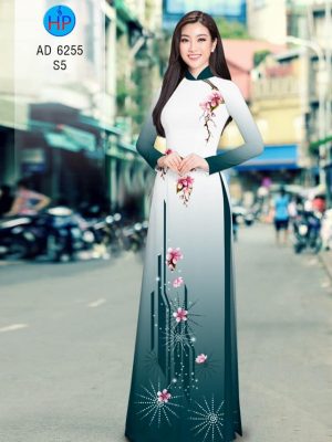1575961779 255 Vai ao dai Hoa Dao vao Xuan kieu moi AD
