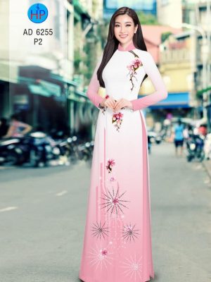 1575961779 296 Vai ao dai Hoa Dao vao Xuan kieu moi AD