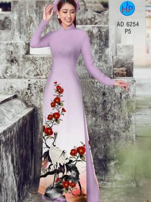 Vải áo dài Sếu và hoa thiết kế 2019 AD 6254 24 1575962086 314 Vai ao dai Seu va hoa thiet ke 2019 AD