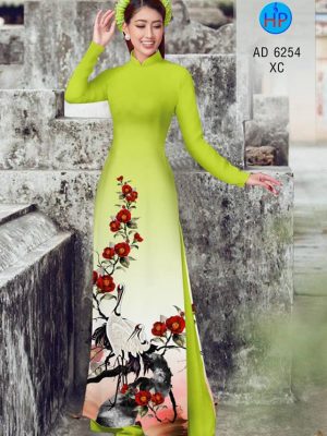 Vải áo dài Sếu và hoa thiết kế 2019 AD 6254 31 1575962086 517 Vai ao dai Seu va hoa thiet ke 2019 AD