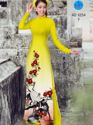 Vải áo dài Sếu và hoa thiết kế 2019 AD 6254 30 1575962086 642 Vai ao dai Seu va hoa thiet ke 2019 AD