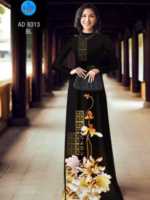 Vải áo dài hoa Sen kiểu mới AD 6313 23 1575964387 16 Vai ao dai hoa Sen kieu moi AD 6313
