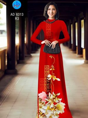 Vải áo dài hoa Sen kiểu mới AD 6313 33 1575964388 175 Vai ao dai hoa Sen kieu moi AD 6313