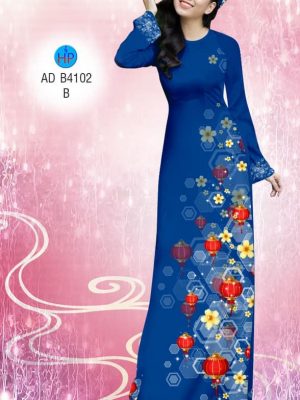 1575965527 736 Vai ao dai Hoa Mai thiet ke 2019 AD B4102