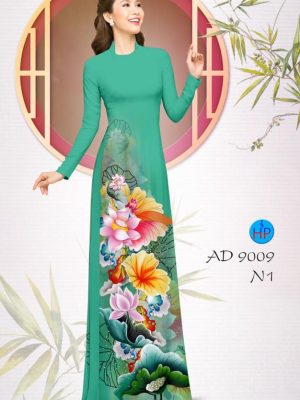 Vải áo dài Sen Tết Việt mới ra AD 9009 22 1576122838 144 Vai ao dai Sen Tet Viet moi ra AD 9009