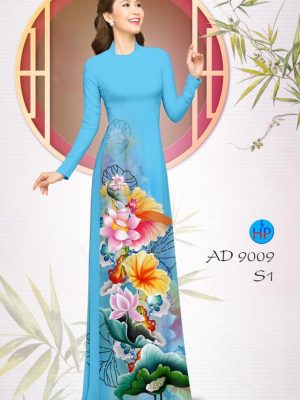 Vải áo dài Sen Tết Việt mới ra AD 9009 28 1576122838 233 Vai ao dai Sen Tet Viet moi ra AD 9009