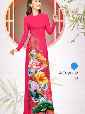 Vải áo dài Sen Tết Việt mới ra AD 9009 27 1576122838 572 Vai ao dai Sen Tet Viet moi ra AD 9009