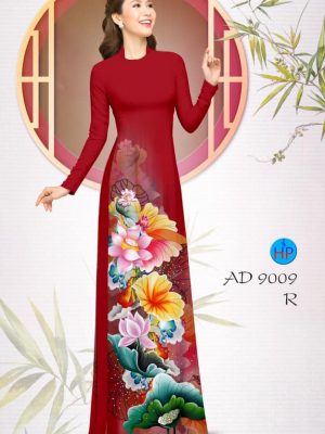 Vải áo dài Sen Tết Việt mới ra AD 9009 31 1576122839 306 Vai ao dai Sen Tet Viet moi ra AD 9009