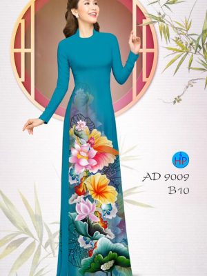 Vải áo dài Sen Tết Việt mới ra AD 9009 37 1576122839 486 Vai ao dai Sen Tet Viet moi ra AD 9009