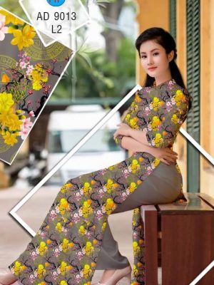 Vải áo dài Hoa Mai thiết kế 2019 AD 9013 27 1576207704 28 Vai ao dai Hoa Mai thiet ke 2019 AD 9013