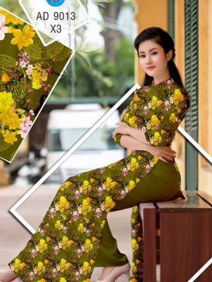 Vải áo dài Hoa Mai thiết kế 2019 AD 9013 37 1576207704 392 Vai ao dai Hoa Mai thiet ke 2019 AD 9013