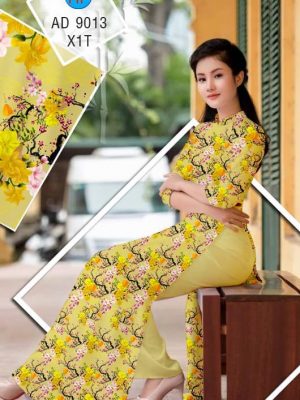 Vải áo dài Hoa Mai thiết kế 2019 AD 9013 36 1576207704 74 Vai ao dai Hoa Mai thiet ke 2019 AD 9013