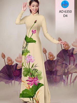 Vải áo dài Sen kiểu mới AD 6350 24 1576207819 309 Vai ao dai Sen kieu moi AD 6350