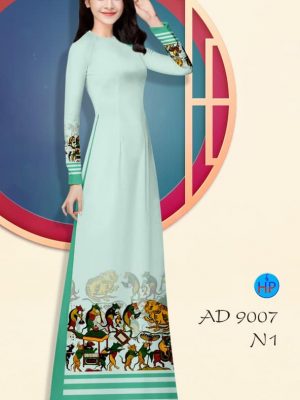 Vải áo dài Tranh dân gian Đông Hồ mới ra AD 9007 23 1576209336 88 Vai ao dai Tranh dan gian Dong Ho moi ra
