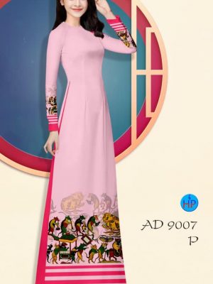 Vải áo dài Tranh dân gian Đông Hồ mới ra AD 9007 21 1576209336 989 Vai ao dai Tranh dan gian Dong Ho moi ra
