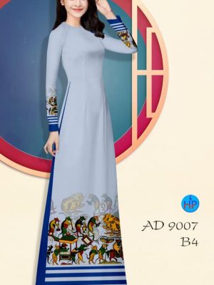 Vải áo dài Tranh dân gian Đông Hồ mới ra AD 9007 35 1576209337 989 Vai ao dai Tranh dan gian Dong Ho moi ra