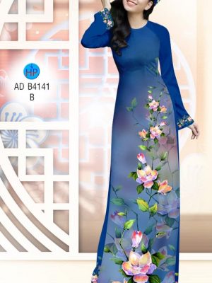 Vải áo dài Hoa sen in 3D kiểu mới AD B4141 21 1576209761 630 Vai ao dai Hoa sen in 3D kieu moi AD