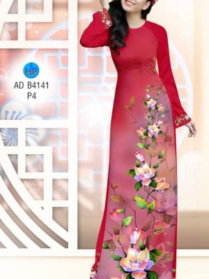 Vải áo dài Hoa sen in 3D kiểu mới AD B4141 33 1576209762 191 Vai ao dai Hoa sen in 3D kieu moi AD