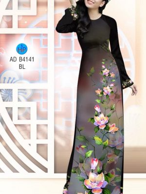 Vải áo dài Hoa sen in 3D kiểu mới AD B4141 24 1576209762 238 Vai ao dai Hoa sen in 3D kieu moi AD