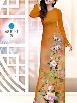 Vải áo dài Hoa sen in 3D kiểu mới AD B4141 29 1576209762 470 Vai ao dai Hoa sen in 3D kieu moi AD