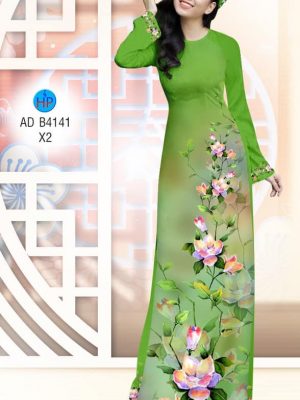 Vải áo dài Hoa sen in 3D kiểu mới AD B4141 34 1576209762 661 Vai ao dai Hoa sen in 3D kieu moi AD