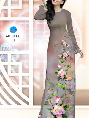 Vải áo dài Hoa sen in 3D kiểu mới AD B4141 25 1576209762 972 Vai ao dai Hoa sen in 3D kieu moi AD