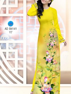 Vải áo dài Hoa sen in 3D kiểu mới AD B4141 37 1576209763 456 Vai ao dai Hoa sen in 3D kieu moi AD