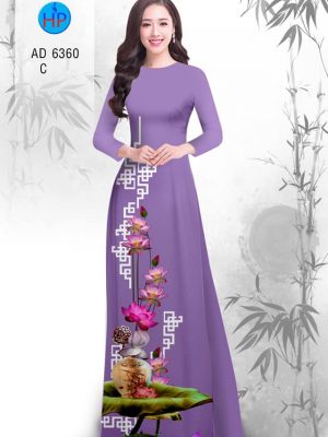 Vải áo dài Sen thiết kế 2019 AD 6360 24 1576291223 55 Vai ao dai Sen thiet ke 2019 AD 6360