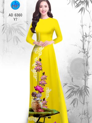 Vải áo dài Sen thiết kế 2019 AD 6360 26 1576291223 735 Vai ao dai Sen thiet ke 2019 AD 6360