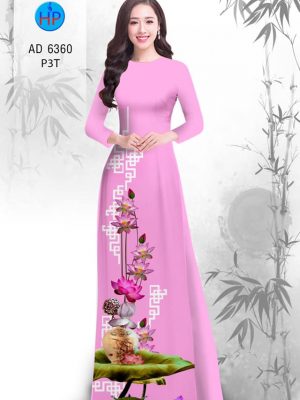 Vải áo dài Sen thiết kế 2019 AD 6360 30 1576291223 867 Vai ao dai Sen thiet ke 2019 AD 6360