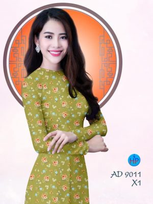 Vải áo dài Hoa đều dễ thương kiểu mới AD 9011 34 1576292822 349 Vai ao dai Hoa deu de thuong kieu moi AD