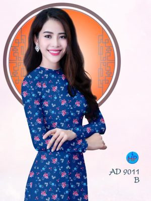 Vải áo dài Hoa đều dễ thương kiểu mới AD 9011 31 1576292822 530 Vai ao dai Hoa deu de thuong kieu moi AD