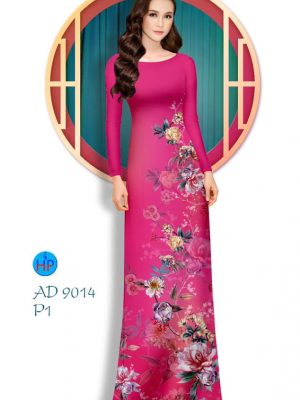 Vải áo dài hoa in 3D thiết kế 2019 AD 9014 27 1576295049 217 Vai ao dai hoa in 3D thiet ke 2019 AD