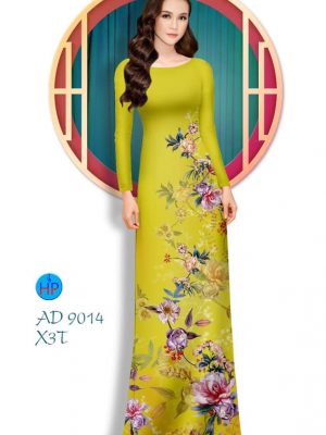Vải áo dài hoa in 3D thiết kế 2019 AD 9014 25 1576295049 435 Vai ao dai hoa in 3D thiet ke 2019 AD