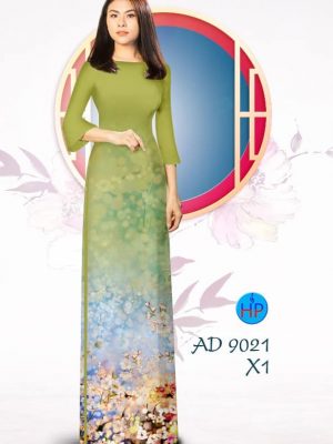 Vải áo dài hoa 3D đẹp kiểu mới AD 9021 30 1576471662 449 Vai ao dai Chao ngay moi an lanh AD