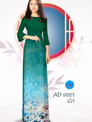 Vải áo dài hoa 3D đẹp kiểu mới AD 9021 23 1576551852 77 Vai ao dai hoa 3D dep kieu moi AD 9021