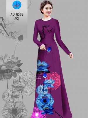 Vải áo dài Sen xanh thiết kế 2019 AD 6368 35 1576551972 499 Vai ao dai Sen xanh thiet ke 2019 AD 6368