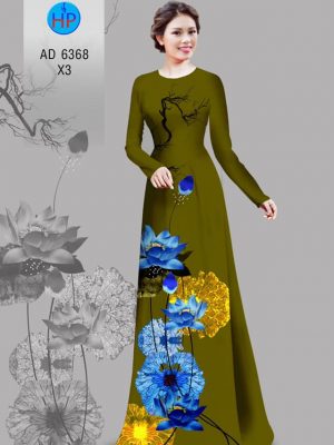 Vải áo dài Sen xanh thiết kế 2019 AD 6368 37 1576551972 711 Vai ao dai Sen xanh thiet ke 2019 AD 6368