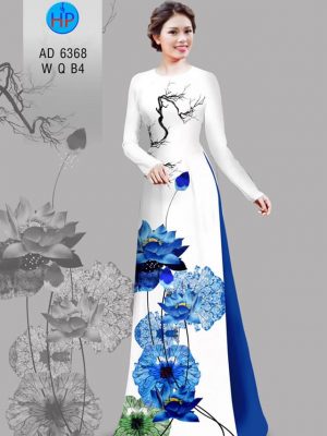 Vải áo dài Sen xanh thiết kế 2019 AD 6368 36 1576551972 864 Vai ao dai Sen xanh thiet ke 2019 AD 6368