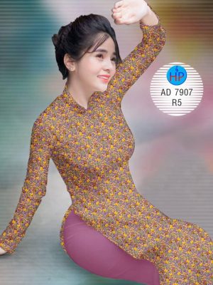 Vải áo dài Hoa nhí kiểu mới AD 7907 31 1576553036 815 Vai ao dai Hoa nhi kieu moi AD 7907
