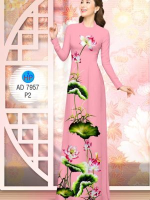 Vải áo dài Hoa Sen kiểu mới AD 7957 22 1576812701 120 Vai ao dai Hoa Sen kieu moi AD 7957