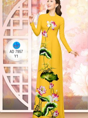 Vải áo dài Hoa Sen kiểu mới AD 7957 29 1576812701 148 Vai ao dai Hoa Sen kieu moi AD 7957