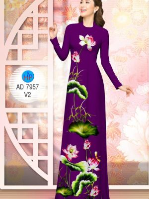 Vải áo dài Hoa Sen kiểu mới AD 7957 27 1576812701 46 Vai ao dai Hoa Sen kieu moi AD 7957
