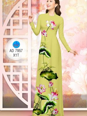 Vải áo dài Hoa Sen kiểu mới AD 7957 30 1576812701 614 Vai ao dai Hoa Sen kieu moi AD 7957