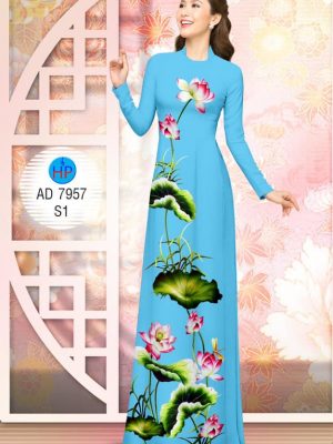 Vải áo dài Hoa Sen kiểu mới AD 7957 28 1576812701 652 Vai ao dai Hoa Sen kieu moi AD 7957