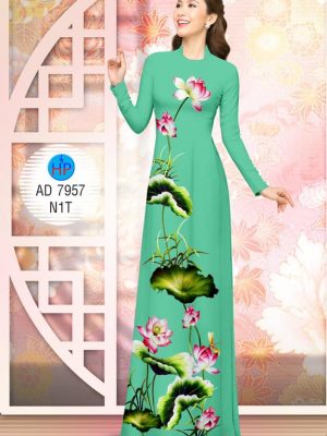 Vải áo dài Hoa Sen kiểu mới AD 7957 24 1576812701 837 Vai ao dai Hoa Sen kieu moi AD 7957