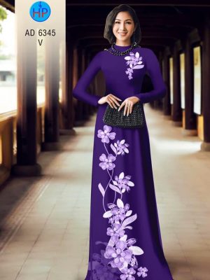 Vải áo dài Hoa in 3D đẹp sanh thanh khiết kiểu mới AD 6345 23 1576814332 663 Vai ao dai Hoa in 3D dep sanh thanh khiet