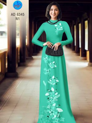Vải áo dài Hoa in 3D đẹp sanh thanh khiết kiểu mới AD 6345 37 1576814333 147 Vai ao dai Hoa in 3D dep sanh thanh khiet