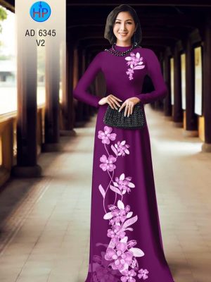 Vải áo dài Hoa in 3D đẹp sanh thanh khiết kiểu mới AD 6345 28 1576814333 507 Vai ao dai Hoa in 3D dep sanh thanh khiet